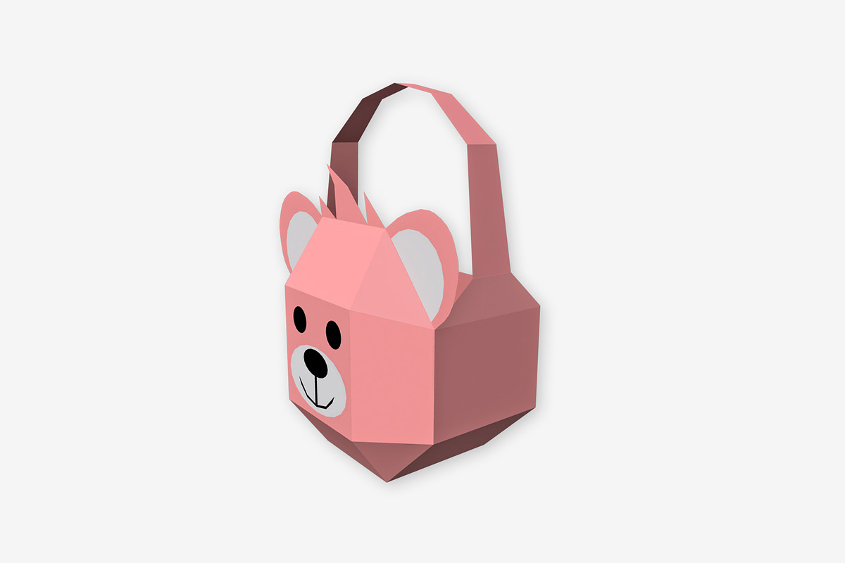 Teddy Bear favor - 3d papercraft, a Print Template by PAPER amaze (Photo 3 of 5)