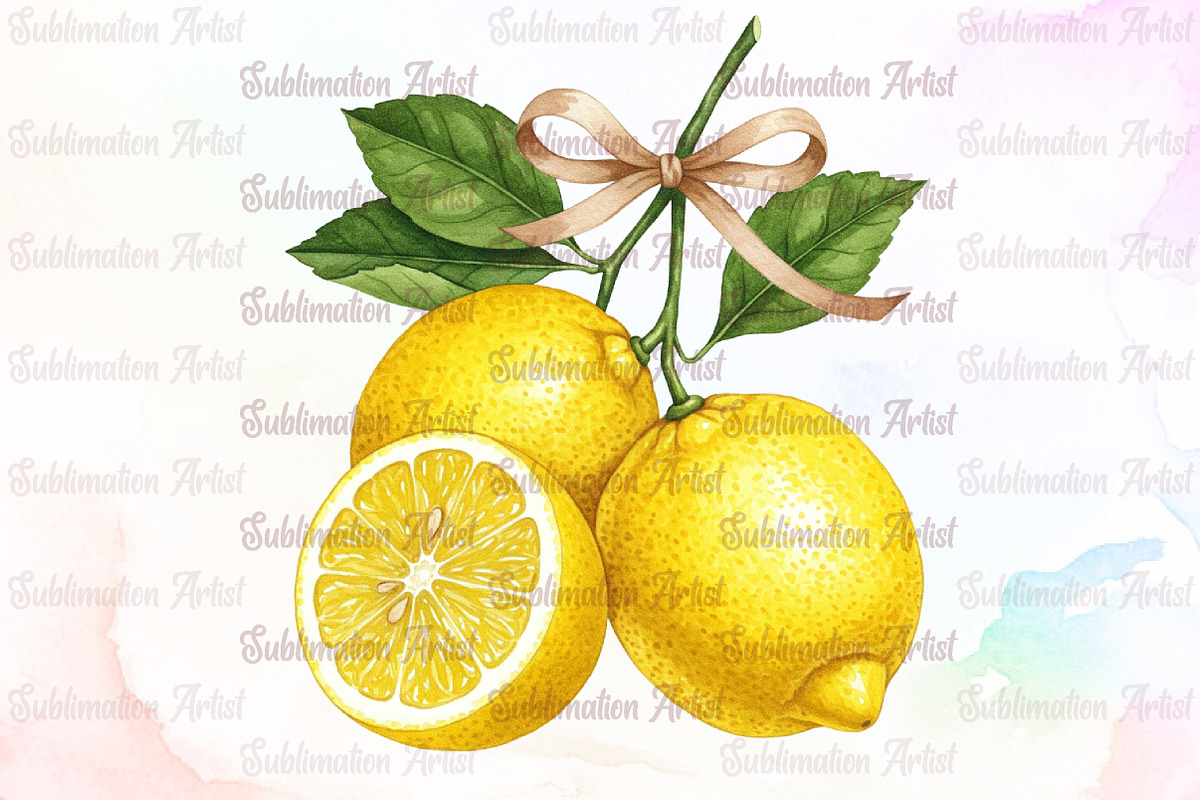 , Lemon Png,Summer Png, an Illustration by Sublimation Artist (Photo 1 of 6)