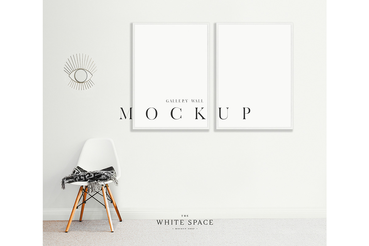 Frame Mockup Editable & Customisable, a Print Template by The White Space Co. (Photo 3 of 8)