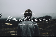 Halbrein – Romantic Delicate Script, a Script Font by Mr.Typeman (Thumbnail 1 of 7)