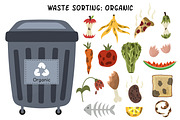 Waste Sorting Collection, a Food Illustration by Gulnara Sabirova (Thumbnail 4 of 9)