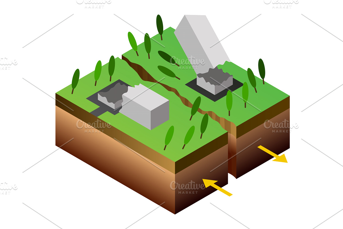 Seismic activity diagram. Vector, an Illustration by the8monkey