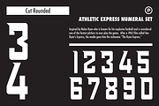 Athletic Express, a Sans Serif Font by Port Design Company (Thumbnail 4 of 12)