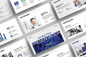 Marketing Plan Presentation Template, a Presentation Template by MightyDesign