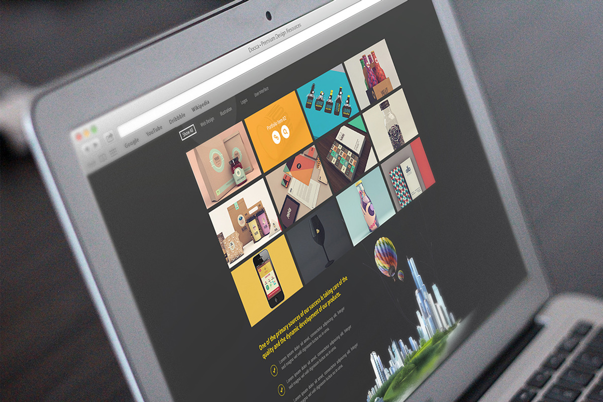 GAVIEN | One Page Multi-Purpose PSD, a Landing Page Template by EngoCreative.com (Photo 4 of 5)