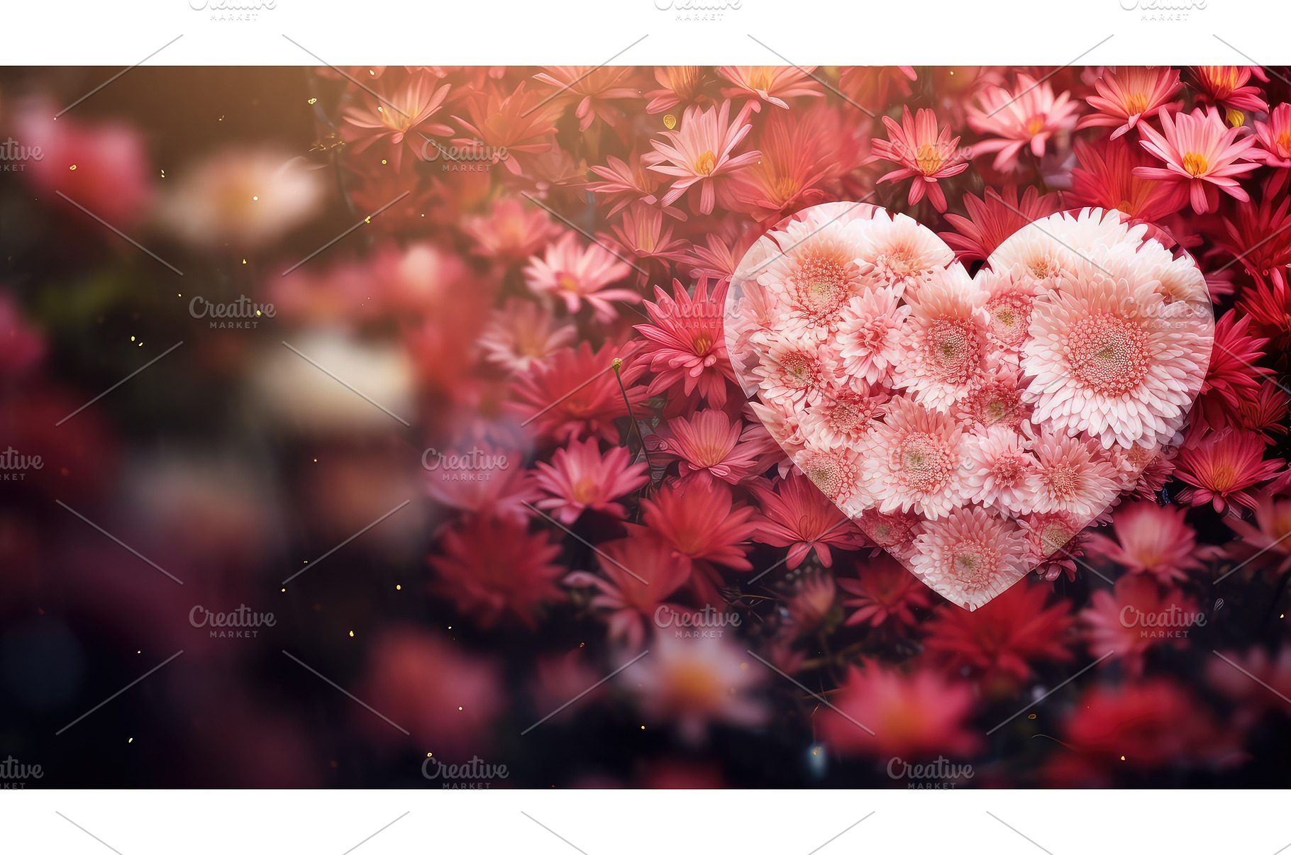 wallpaper design heart background ai, an Abstract Photo by pikepicture