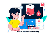 10 World Blood Donor Day, a Healthcare Illustration by denayunebgt (Thumbnail 4 of 4)