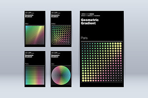 Geometric Halftone Gradient