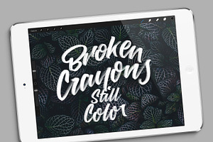 Crayon Brushpack For Procreate App