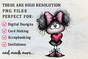 Cute Watercolor Valentines Clipart B, an Illustration by RobertsArt (Thumbnail 2 of 7)