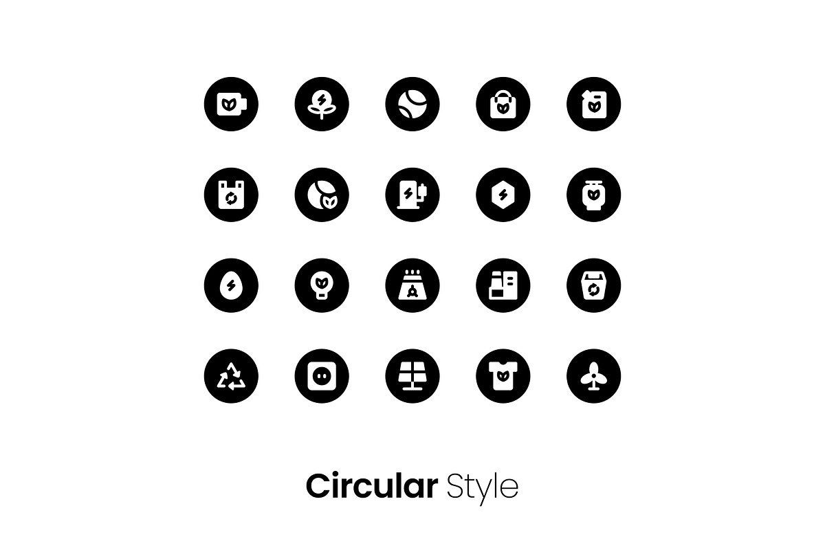 6 Styles Ecology Icon Pack, a Duotone Icon by hafizhhapis (Photo 7 of 7)