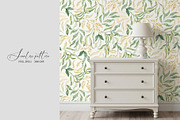 Watercolor Spring Foliage Pattern, a Pattern Graphic by SirenaArt (Thumbnail 11 of 15)