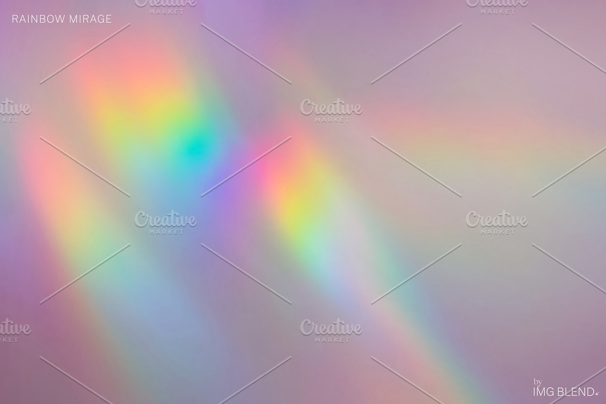 Rainbow Mirage Holo Backgrounds Set, a Background Photo by Imageblend (Photo 3 of 8)