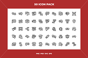 Speech bubbles icons, an Outline Icon by Wencory (Thumbnail 1 of 2)