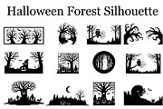 Dark Halloween Forest Design, a Graphic by BIPLOB EXPERT (Thumbnail 1 of 13)