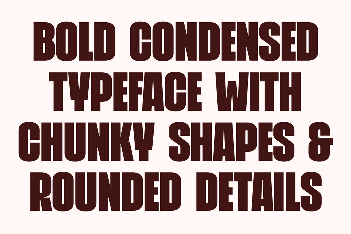 Yotsuba - Bold Condensed Display Fon, a Sans Serif Font by Pekotype (Photo 2 of 15)