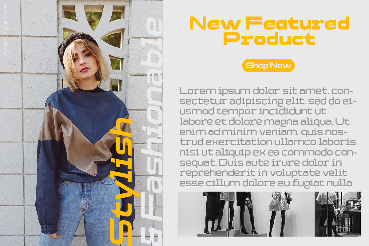 Kyber Ricon - Font Family, a Sans Serif Font by TypeClassHeroes (Photo 2 of 14)