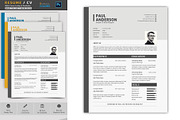 Clean Resume/CV, a Resume Template by Artiverge (Thumbnail 1 of 4)