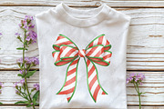 Christmas Coquette Bow PNG, an Illustration by CraftArtStudio (Thumbnail 3 of 4)