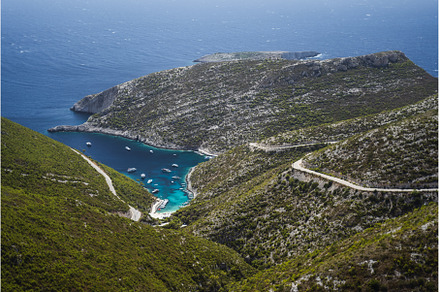 Porto Vromi. Ionian sea bay with, a Nature Photo by Igor Tichonow