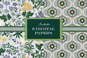 Garden Pattern Bundle English Style