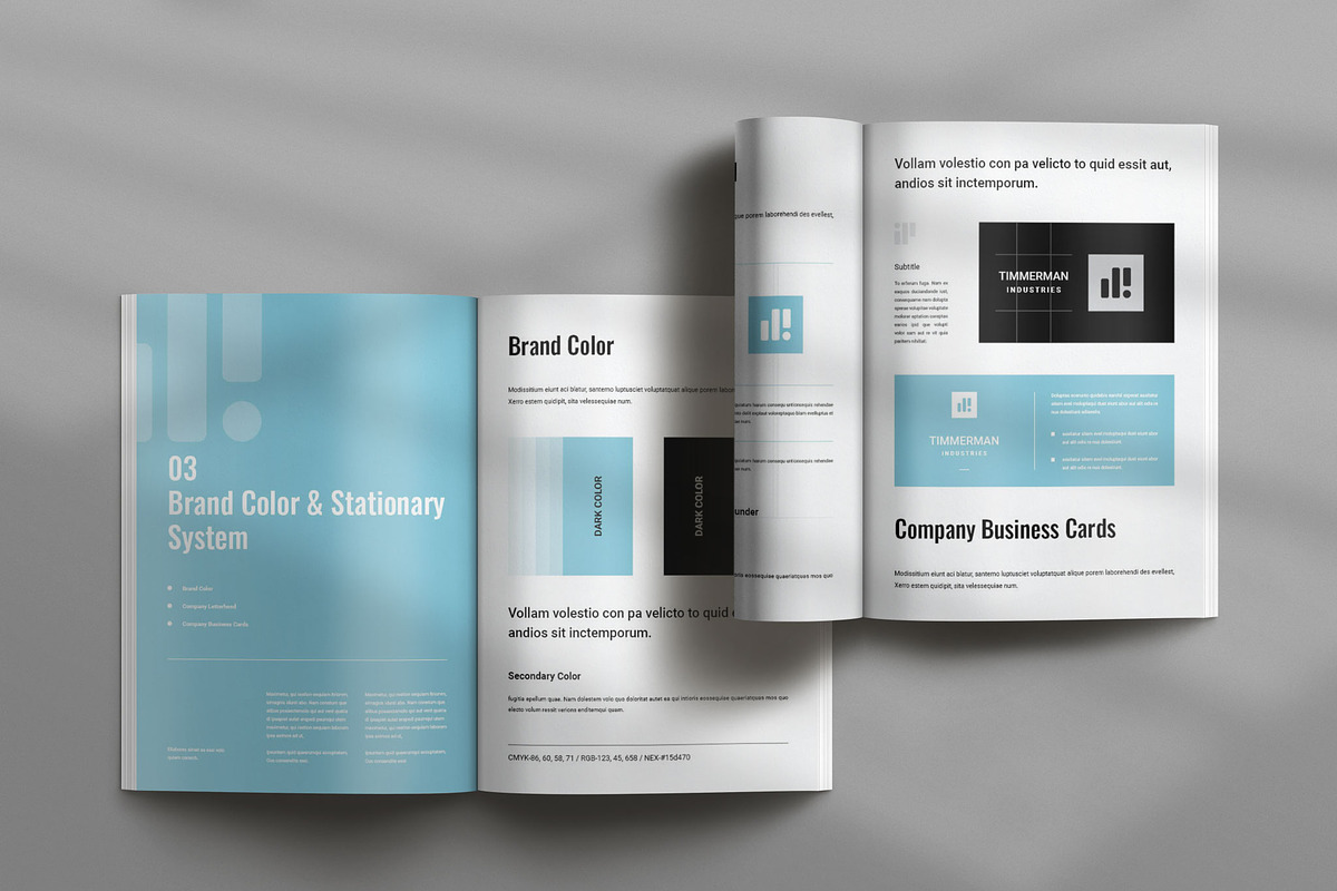 Brand Guideline Brochure Template, a Brochure Template by RsmBoutique2021 (Photo 5 of 5)