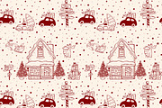 Whimsical Set Cozy Christmas, a Seasonal Illustration by ViktoriyaD (Thumbnail 12 of 20)