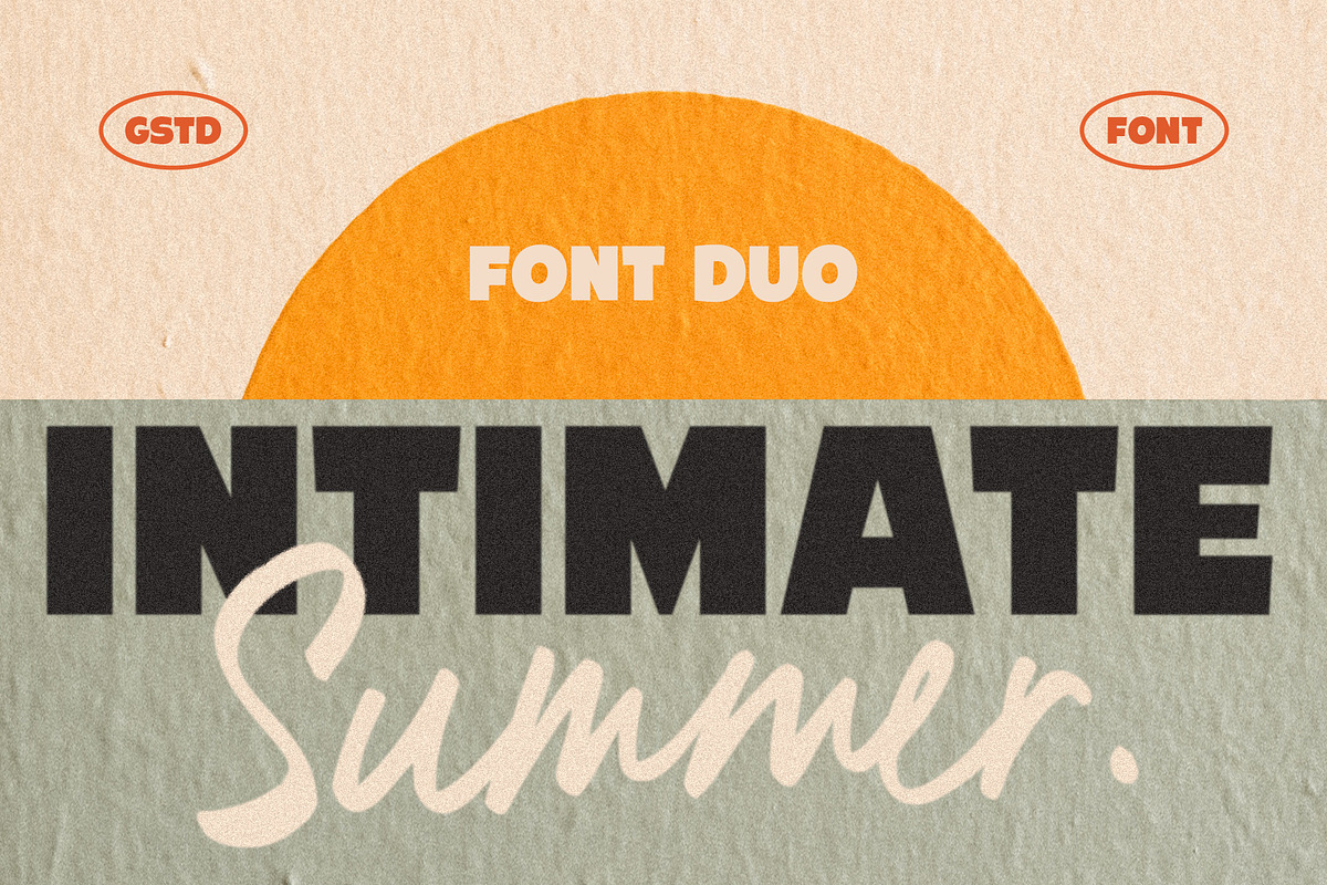 Intimate Summer Font Duo, a Sans Serif Font by Get Studio (Photo 1 of 14)