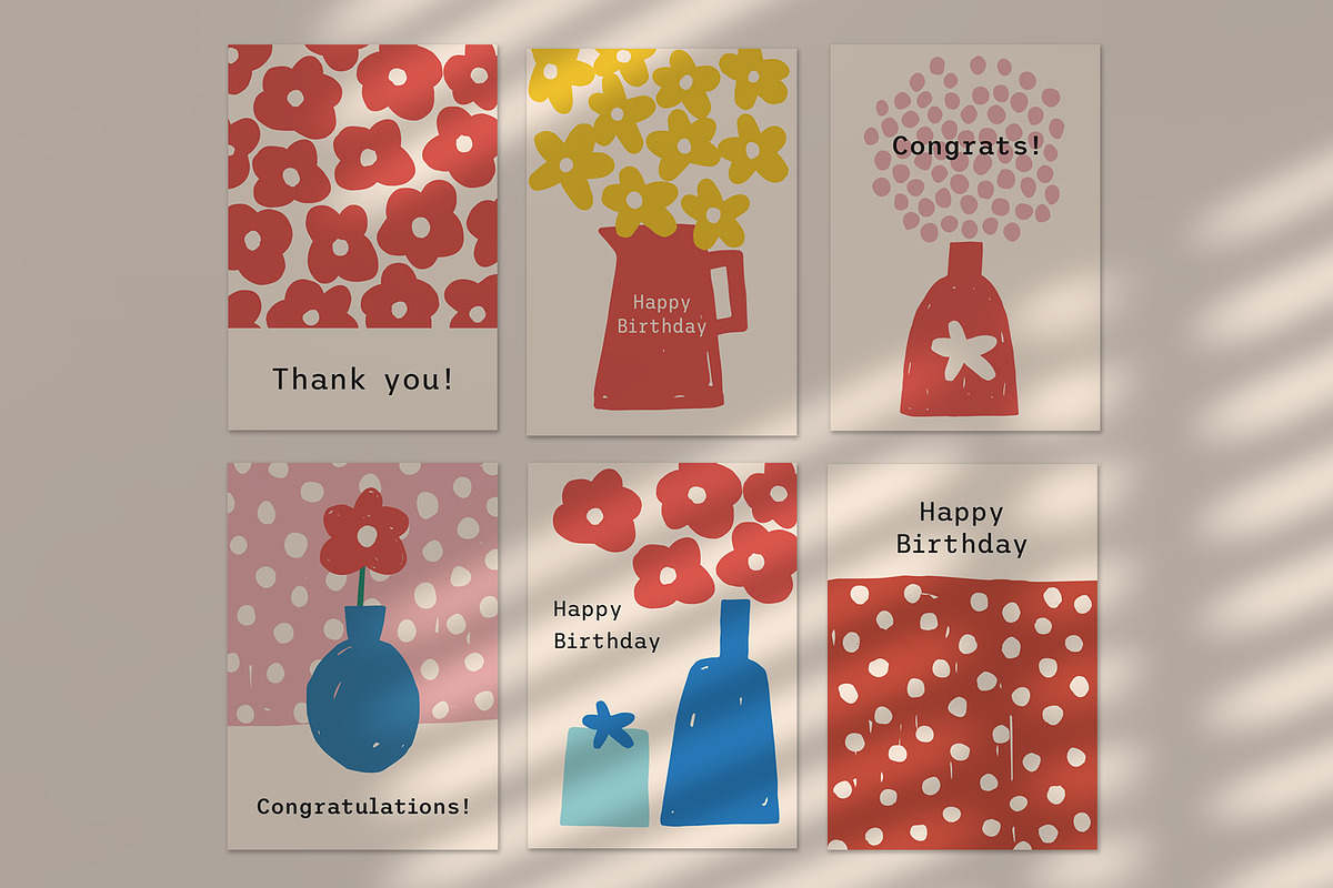 Congrats - Greeting Cards Collection, a Graphic by Bakulina Art (Photo 12 of 17)