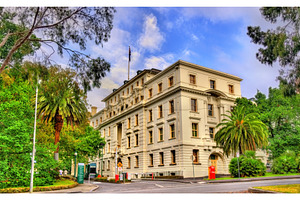Commonwealth Parliamentary Offices near Fitzroy Garden - Melbourne, Australia, an Architecture Photo by Leonid Andronov