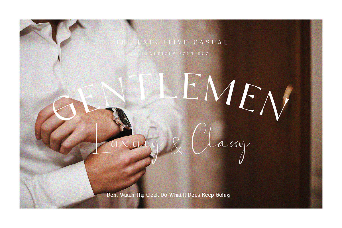 The Executive Casual, a Serif Font by Fontsgood (Photo 3 of 13)