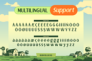 Farmilo, a Sans Serif Font by Burntilldead (Thumbnail 11 of 12)