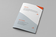 Corporate Bi Fold Brochure, a Brochure Template by Hervat (Thumbnail 2 of 4)