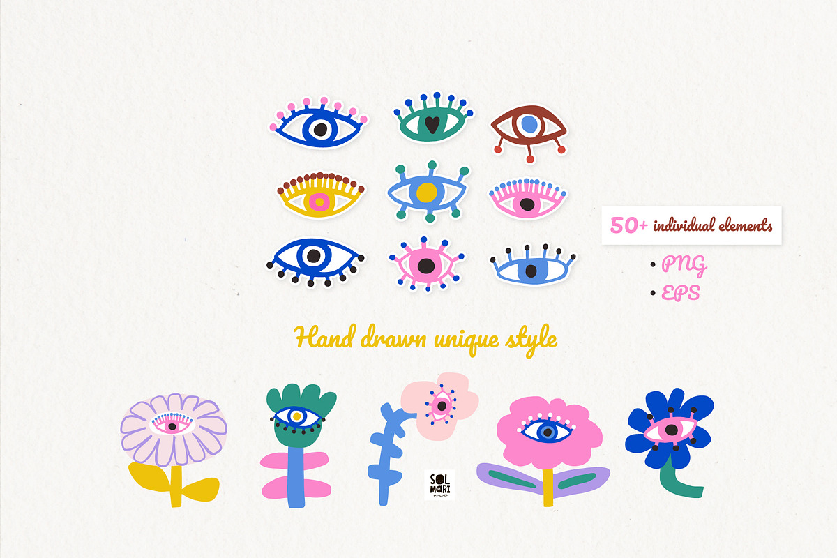 FLOWERBED floral collection, a Pattern Graphic by solmariart (Photo 3 of 5)