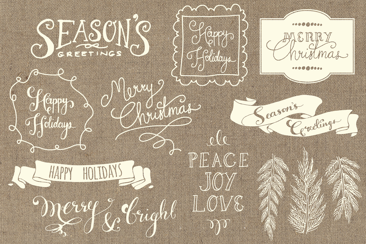 Christmas Clipart + Vectors! (Set 2) preview 2