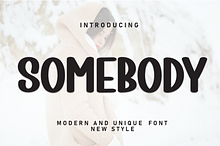 Somebody | Script Font