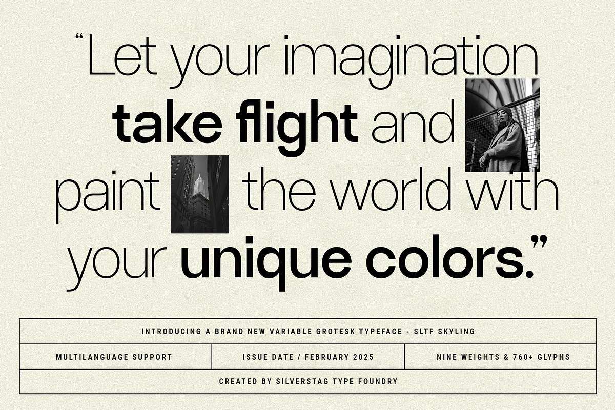 Ryecroft - Variable Sans Typeface, a Sans Serif Font by SilverStag Type Foundry (Photo 14 of 20)