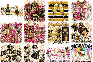 New Year 2027 Sublimation Bundle