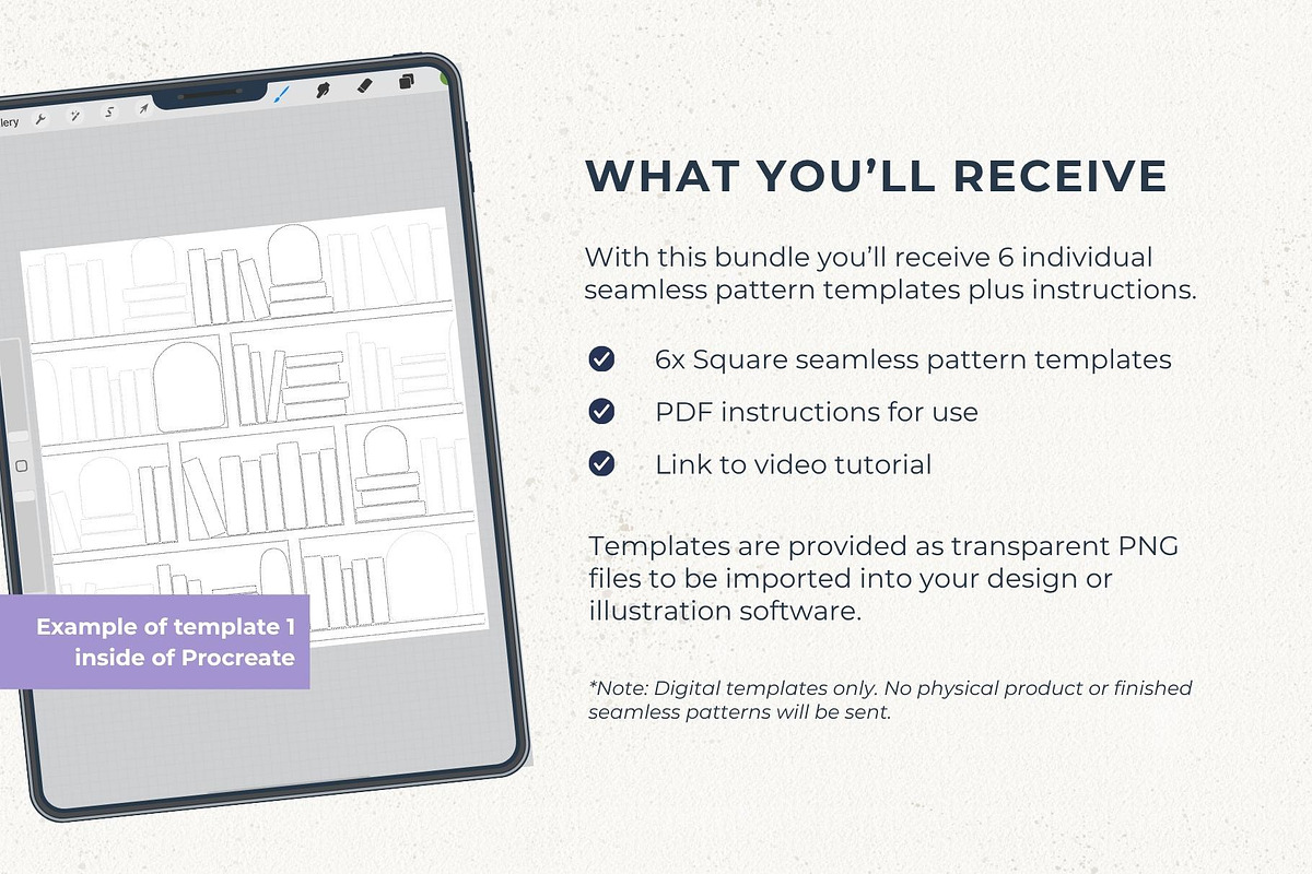 6 Seamless Pattern Templates (Vol 2), a Pattern Graphic by Fern & Quill (Photo 3 of 12)