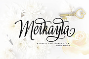 Meikayla script, a Handwritten Font by Alandya TypeFoundry (Thumbnail 1 of 7)