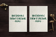 Simple Wedding Invitation Mockups, a Mockup by BlueRobinDesignShop (Thumbnail 5 of 5)