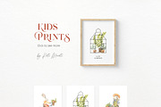Garden kit - Watercolor baby bunnies, an Animal Illustration by Kate Macate (Thumbnail 5 of 11)