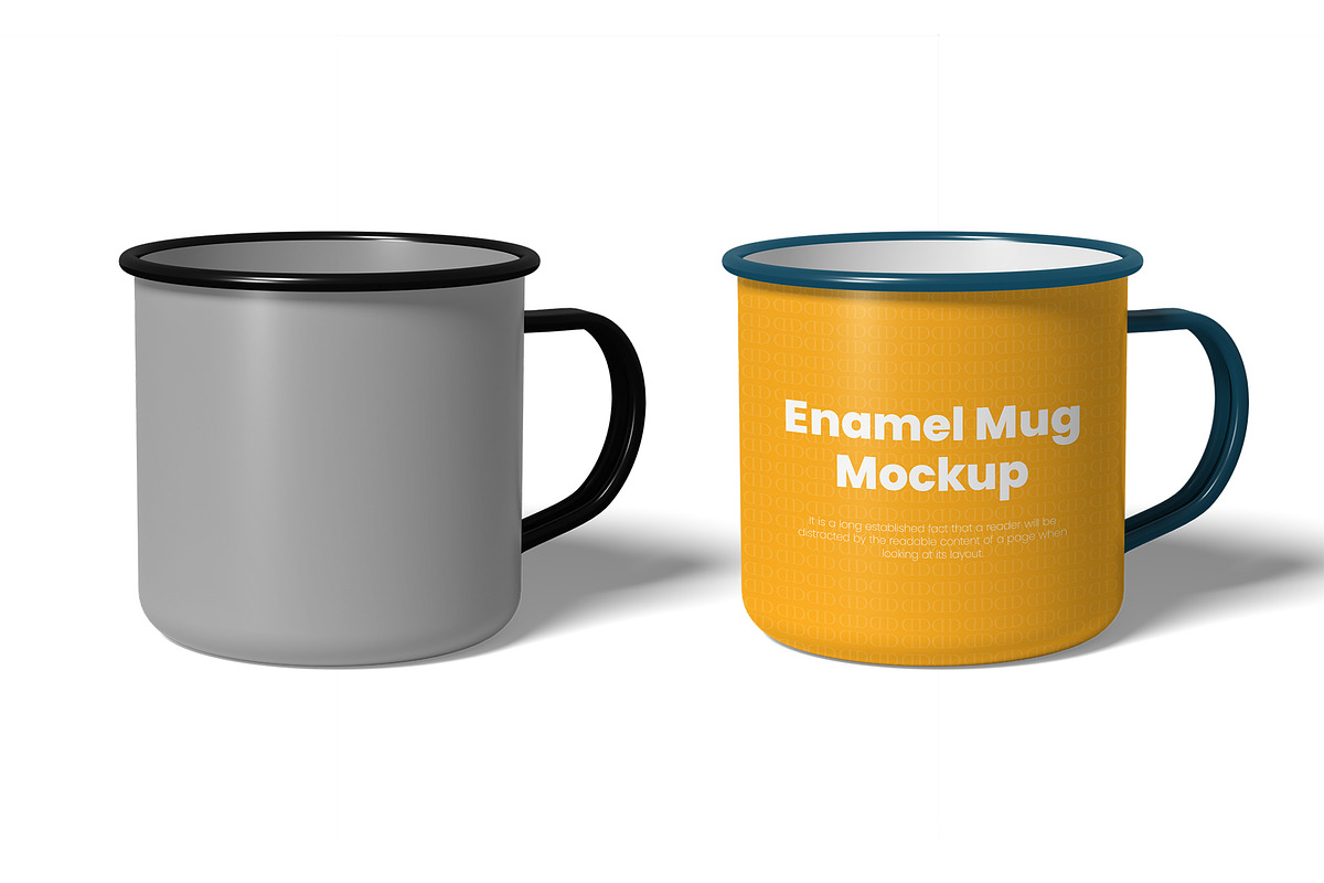 Enamel Mug Mockup, a Cups & Container Mockup by Designbuys (Photo 1 of 2)