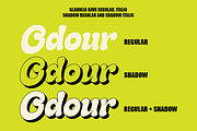 Gladolia - Chunky Groovy Font, a Serif Font by Dharmas Foundry (Thumbnail 10 of 16)