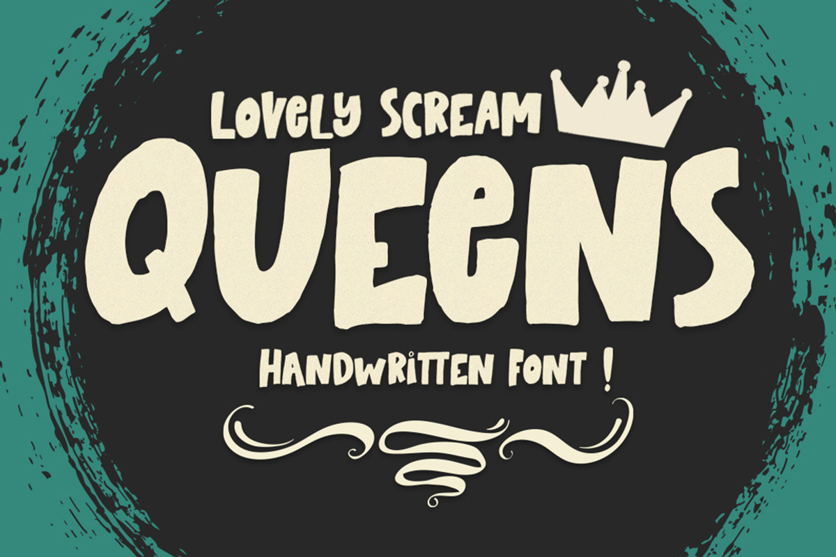 Lovely Scream Queens, a Handwritten Font by Youngtype.Std (Photo 1 of 5)