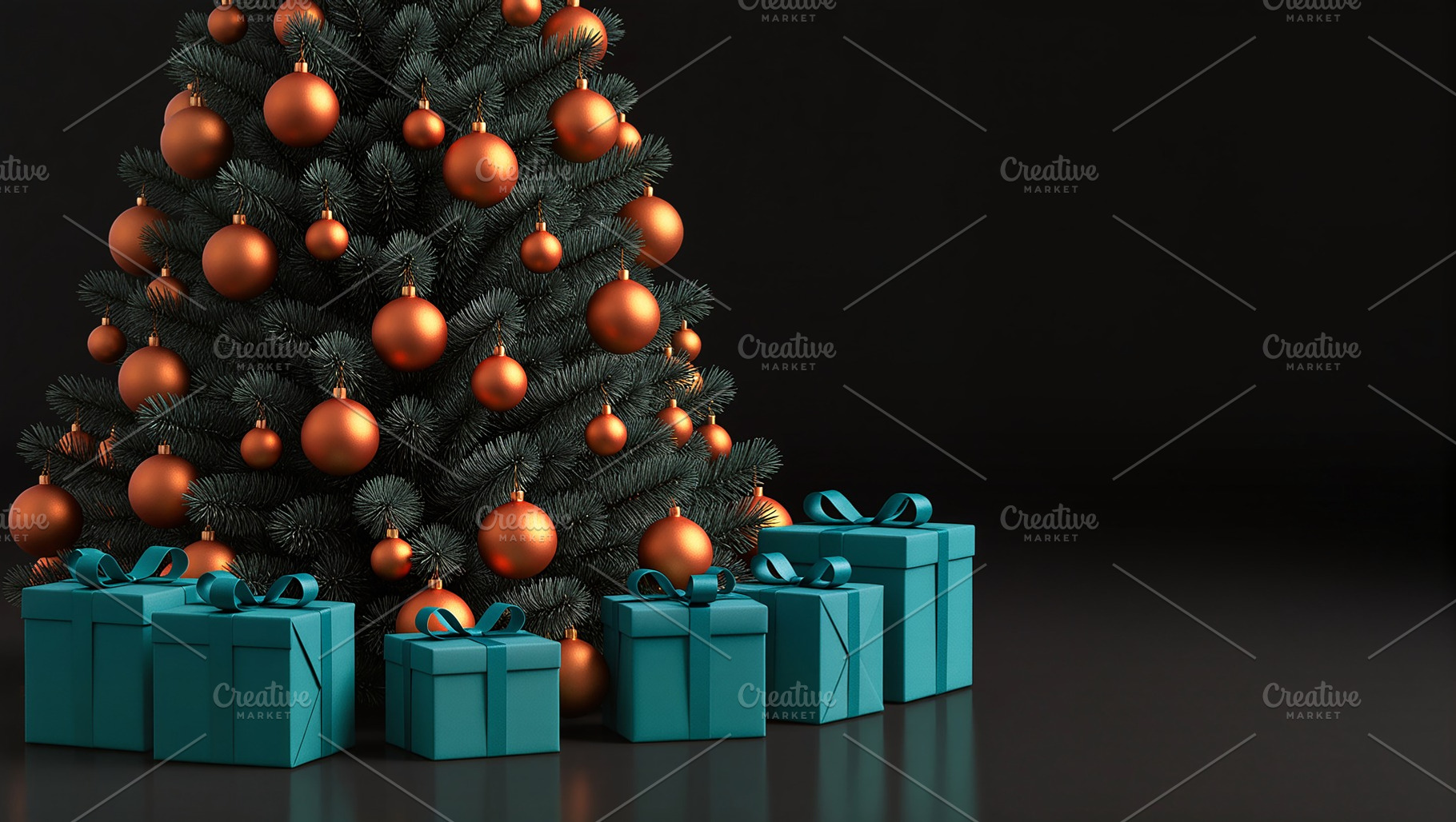 Christmas Tree with Ornaments, a Holiday Photo by Rafoz