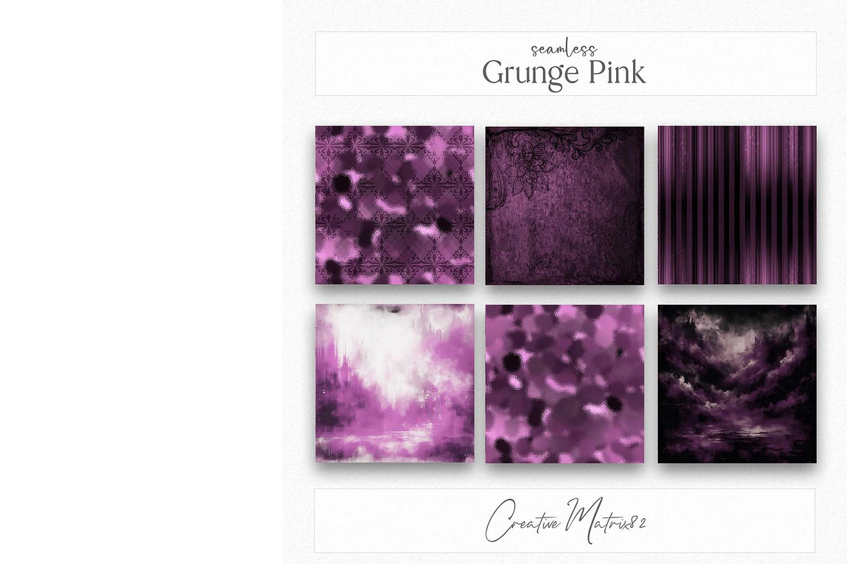 Grunge Light Pink Seamless Textures, a Texture Graphic by Creative Matrix82 (Photo 3 of 5)