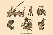 Fishing Illustration, an Illustration by Otto.std (Thumbnail 4 of 7)