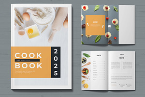 Cook Book Brochure Design Template