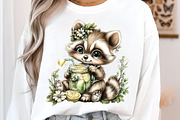 Summer Woodland Animals Clipart, an Illustration by SinaCreation (Thumbnail 8 of 9)